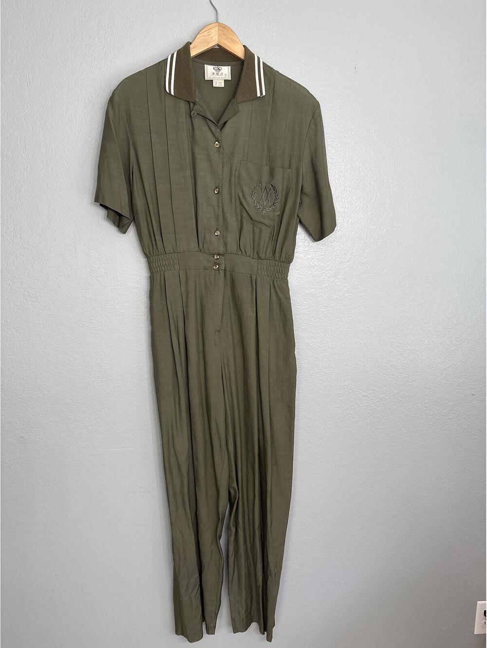 vintage Jonathan Martin jumpsuit romper preppy quiet luxury preppy